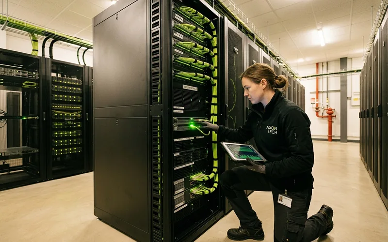 Ícono de infraestructura cloud administrada y servidores